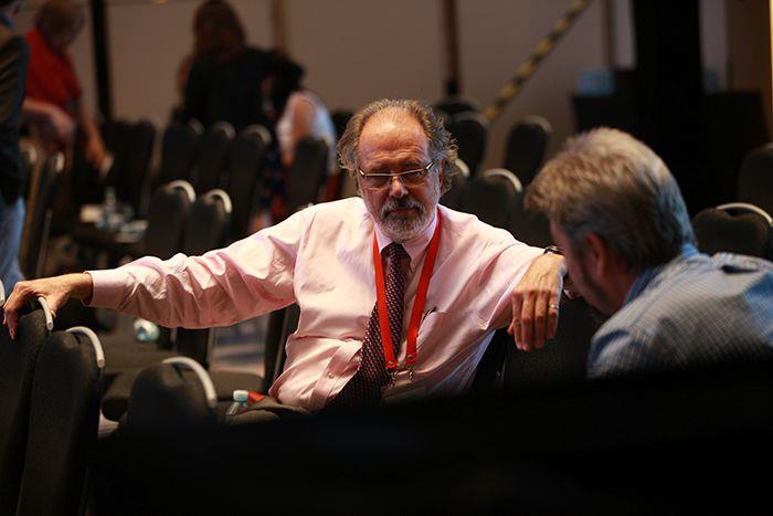 5月20日下午，河流下游流量论坛。孙荣刚